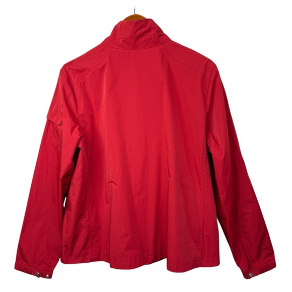 Lauren Ralph Lauren Active Jacket Womens XL Red Windbreaker Collared Full Zip - Picture 3 of 16